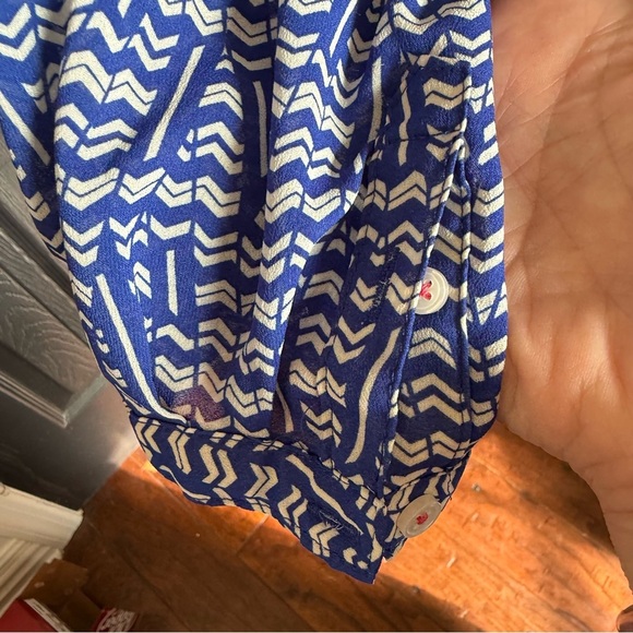 Anthropologie HD in Paris Kaveri Henley Top Size 6 - Picture 8 of 12